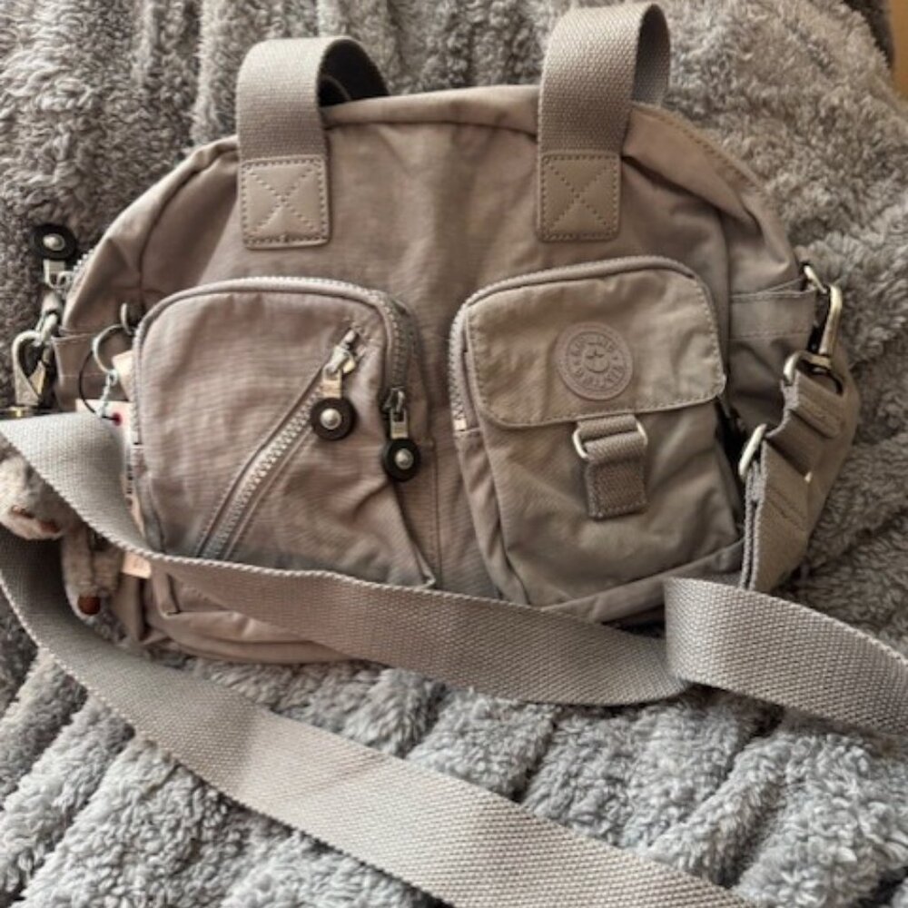 Kipling Delfea Bag in Cool Grey - New with Tags